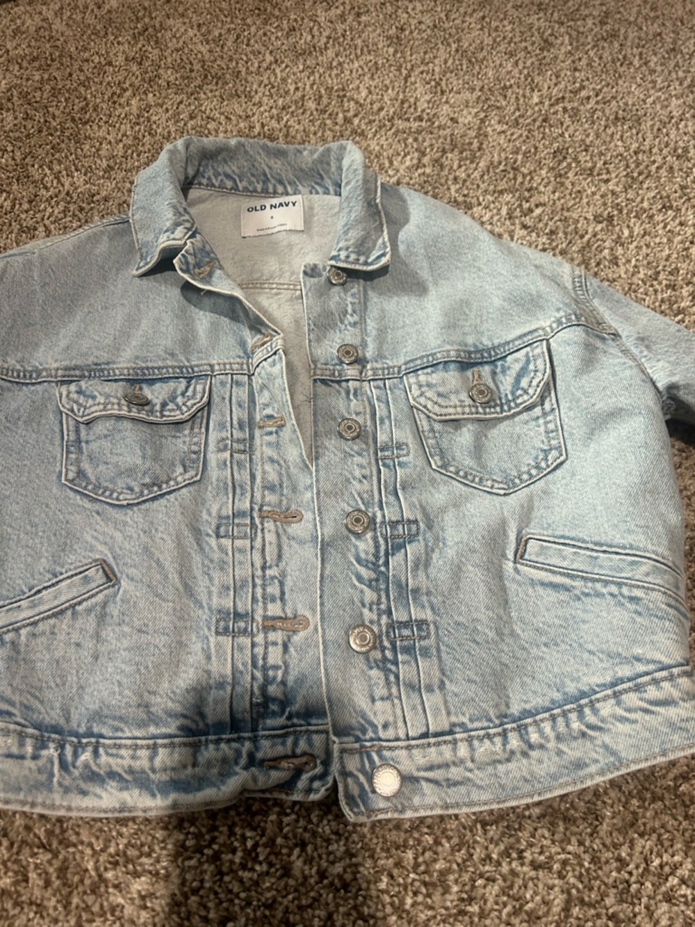 Old navy light denim jacket S